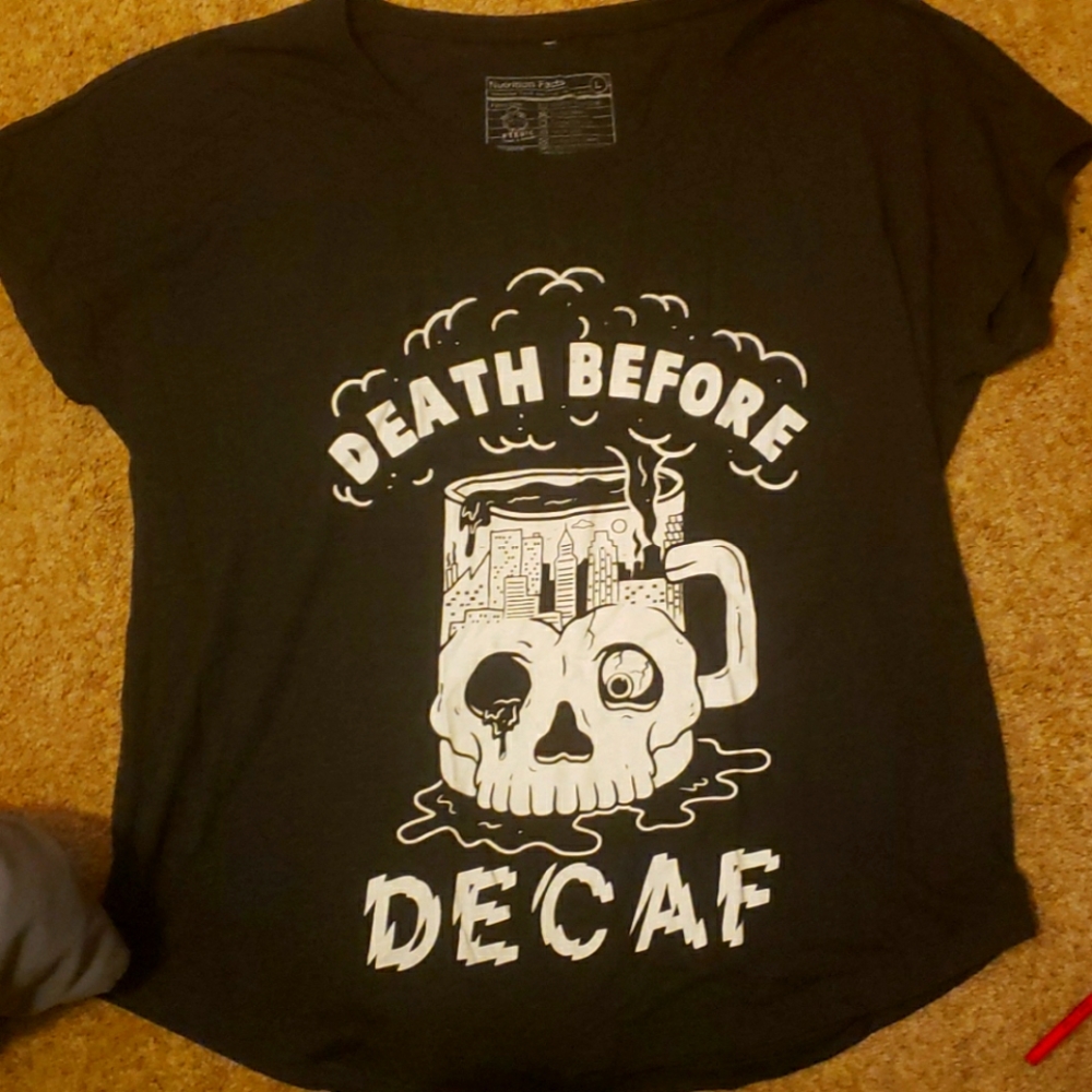 Death before DECAF shirt